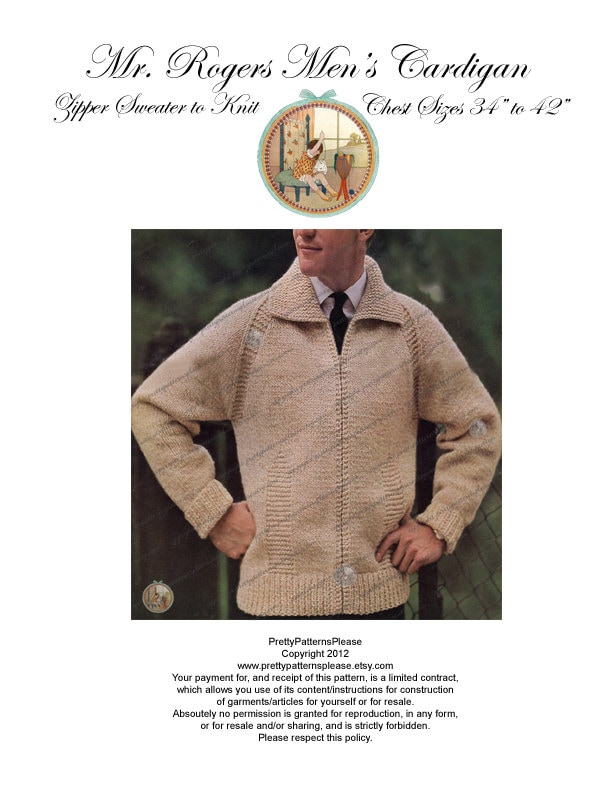 Mr rogers sweater pattern discount