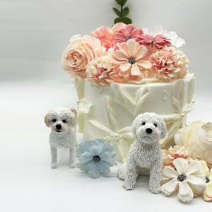 Personalized Custom Dog Statue, Dog Wedding Cake Topper, Pet Cake Topper, Pet Anniversary, Dog Statue, Dog Birthday Gift, Pet Memorial Gift