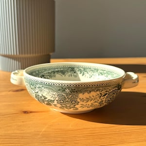 Soup bowl VILLEROY & BOCH green Burgenland, Vintage Soup dish, Soup cup