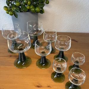 Vintage Amber German Roemer Wine Glass Zwiesel-Glass, Wine glasses, Liqueur glasses,  Shot glasses