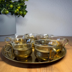 Tea set, Teaglass Jena Glass Schott Mainz