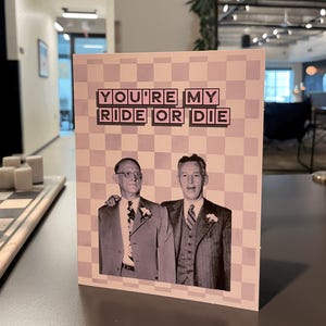 Sober Anniversary Card - Ride or Die