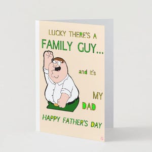 Tarjeta del Día del Padre de Peter Griffin