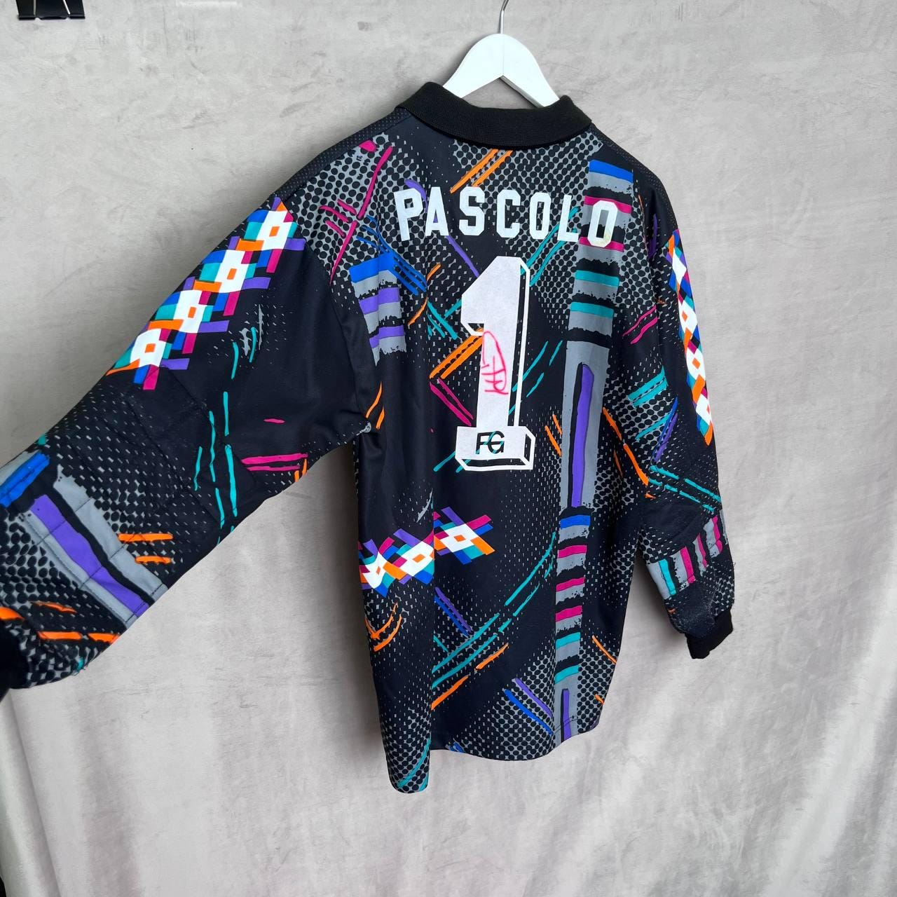Rare 1992 Lotto Switzerland GOALKEEPER Jersey Signed by Marco