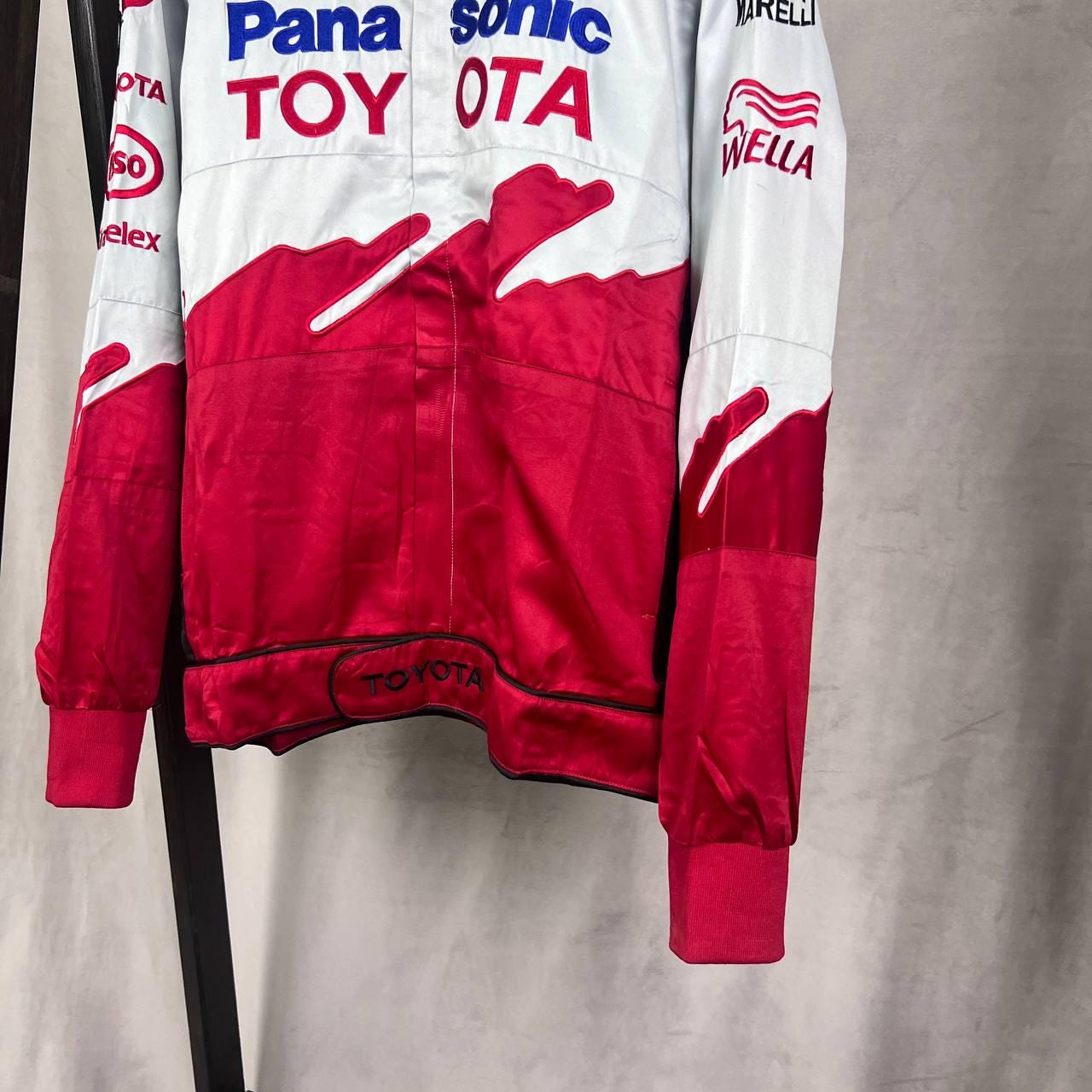 ヴィンテージ トヨタ パナソニック レーシングジャケット レッド 