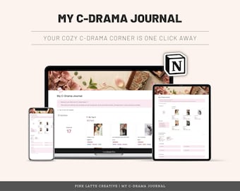 C-Drama Notion Template | Chinese Drama Tracker & Review Journal | Watchlist Planner | Digital Download