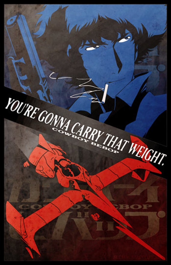Spike or Faye - See You, Space Cowboy Posters - Etsy