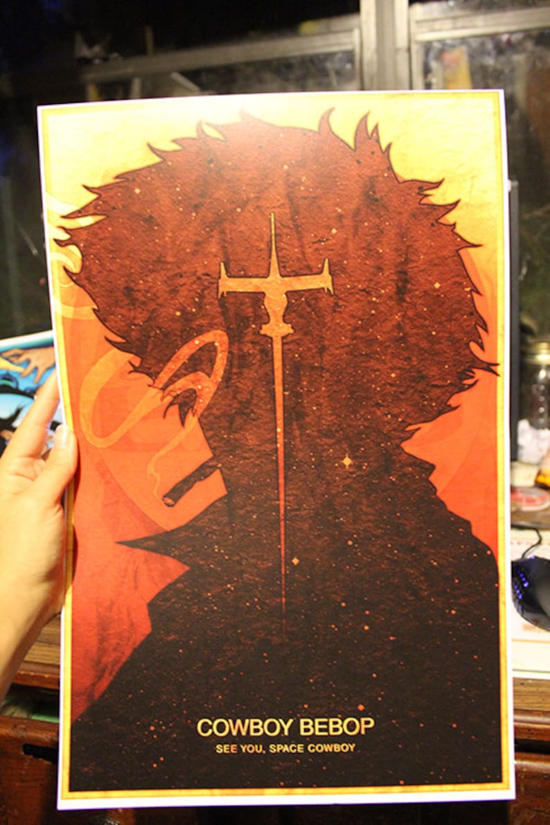 Cowboy Bebop Silhouette Posters 11 x 17 inch NOW WITH EIN | Etsy