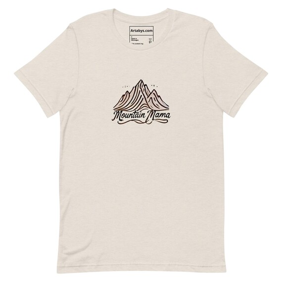 Mountain Mama T-shirt: Hiking Mom Gift, Trail Life Tee