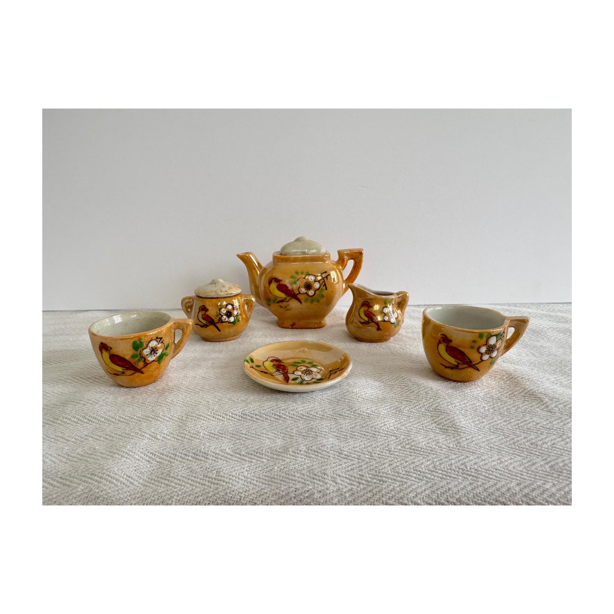 Vintage Doll Tea Set Japan - Etsy