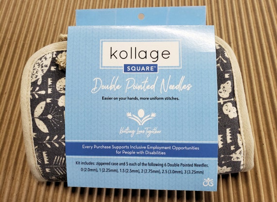 15cm Square Kollage Knitting Needle Double Point 6 Inch