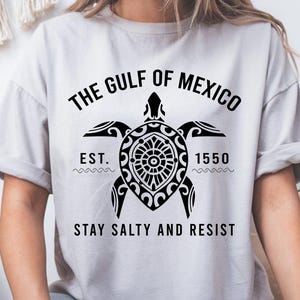 Gulf of Mexico Stay Salty Resistance Shirt, Resist Shirt, Anti Trump Shirt, Democrat Shirt, Democrat Gift Shirt