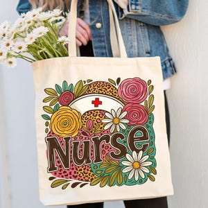 Nurse Tote Bag, RN Tote, Tote Bag Nurse Gift, RN Gift, Gift for Nursing Student, Nurse Graduation Gift