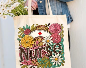 Nurse Tote Bag, RN Tote, Tote Bag Nurse Gift, RN Gift, Gift for Nursing Student, Nurse Graduation Gift