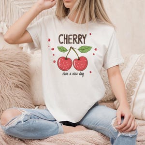 Cherry T-Shirt, Valentines Day Cherry Shirt, Disney Coquette Baby Tee, Valentines Day Gifts, Gift For Woman