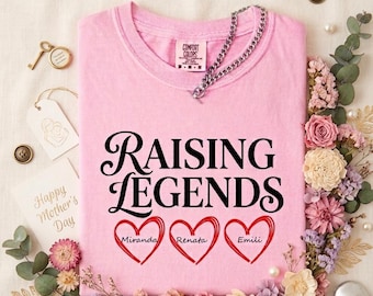 Custom Kids Name Raising Legends Mothers Day Gift : Special for Mom