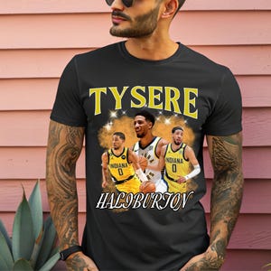Tyrese Haliburton Shirt, Tyrese Haliburton Vintage Graphic Unisex T Shirt, Basketball Shirt, Indiana Pacers Shirt