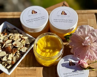 Dandelion Face & Eye Cream | Anti-Aging Moisturizer for Sensitive Skin | Dual-Use Natural Cream, Bright-Eyed and Bushy-Tailed Facial Cream