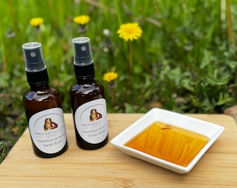 Dandelion & Honey Toner | Calming Facial Mist for Redness and Irritation | All-Natural Skin Toner