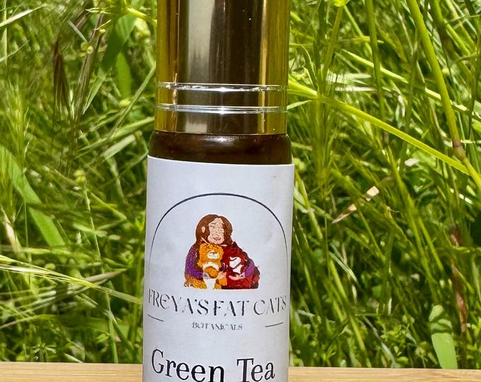 Green Tea Under Eye Serum | Caffeine & Antioxidant Eye Treatment | Soothing Serum for Dark Circles