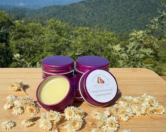 Pearly Everlasting Calming Balm | Herbal Skin Soother for Redness and Irritation | Gentle Face & Body Balm