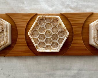 Honey Oatmeal Goat Milk Bar Soap (Unscented)