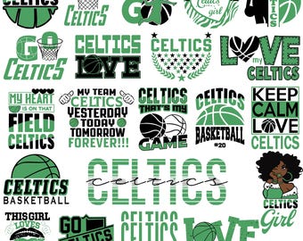 21 File,Celtics svg,Celtics bundle,celtics png,Go celtics,Love celtics,Celtics basketball,Clip Art, Cricut,Layered File,Instant Download
