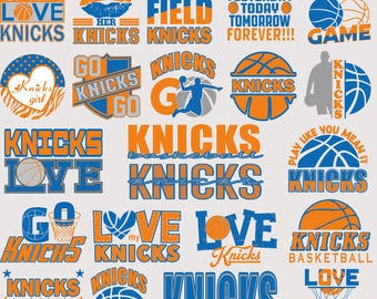 22 File, Knicks svg, Pacchetto Knicks, Knicks png, Amo i Knicks, Knicks basketball, Squadra di basket, Clip art, Cricut, File a livelli, Download immediato