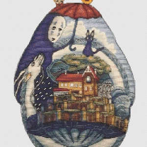 Studio Ghibli Tribute Cross Stitch Pattern - Digital PDF