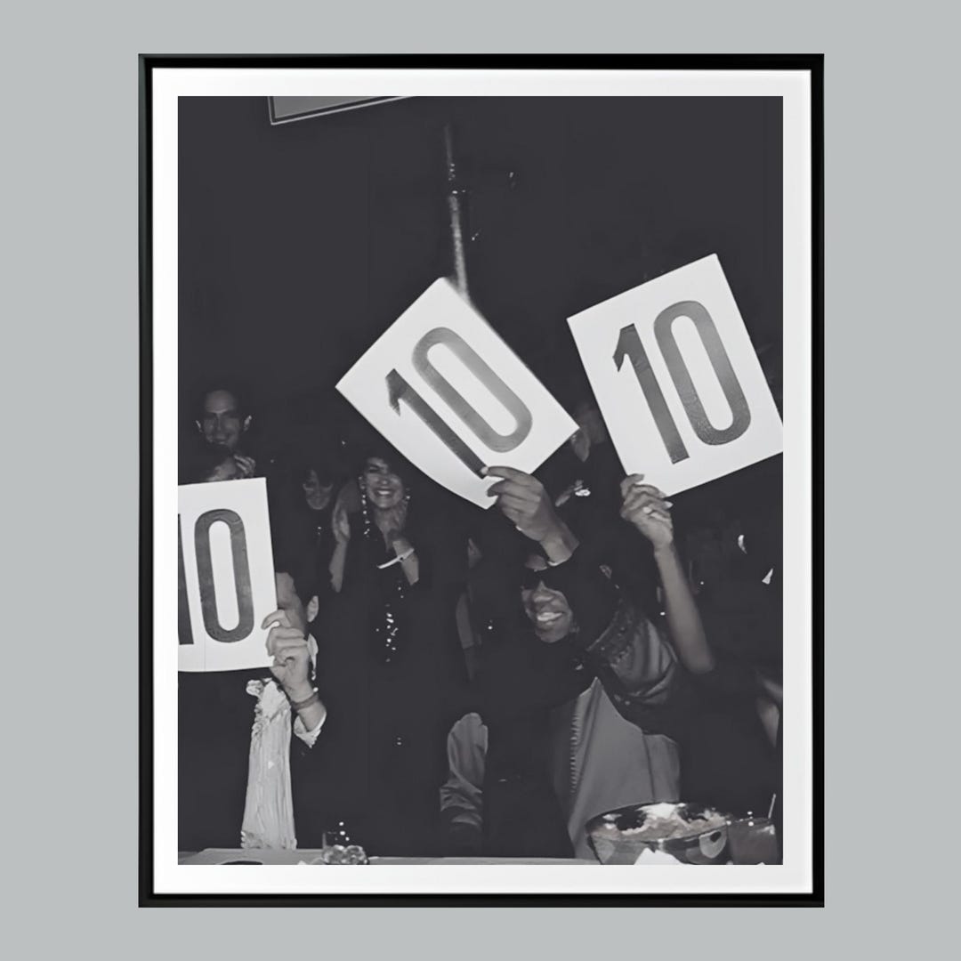 10 Point Scoreboard, Motivational Wall Art, Print, Black and White Print, Hypebeast Wall A