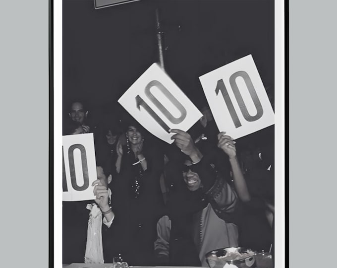10 Point Scoreboard, Motivational Wall Art, Print, Black and White Print, Hypebeast Wall Art, Performance Rating Sheet