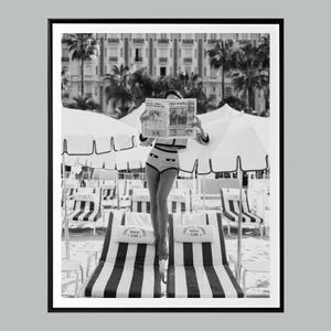 Woman Reading Magazine Print, High Heels Print, Black And White, High Fashion Poster, Hypebeast Room Decor, Feminist Poster, Chic Wall Art