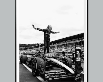 Formula Winner Car Poster, Racing Wall Art, Black and White, Luxury Fashion Print, Hypebeast Wall Art, Hypebeast Decor, Car Print