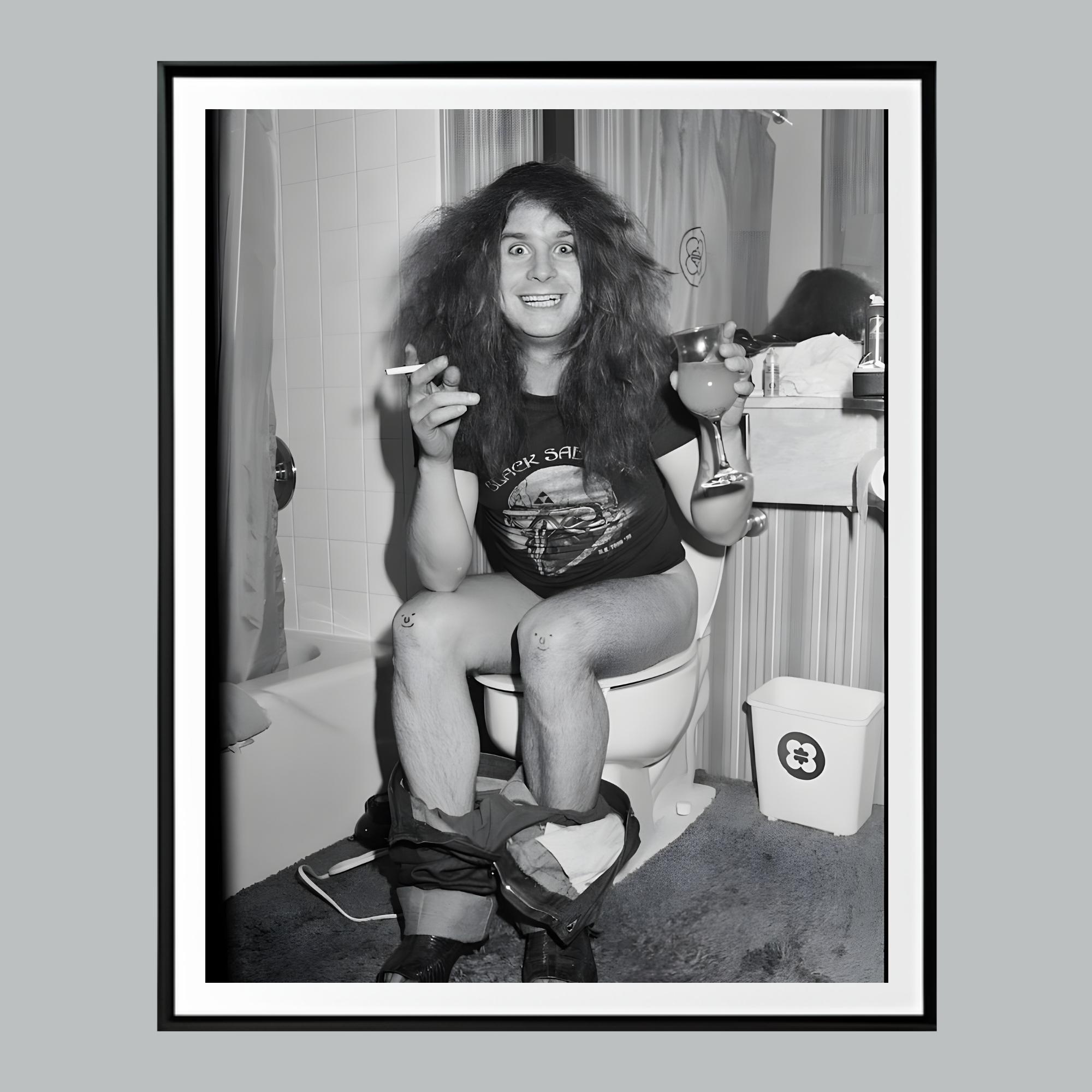 Poster Toile Ozzy Osbourne - Déco Murale Musicale 30 X 45 Cm (sans Cadre) - 8