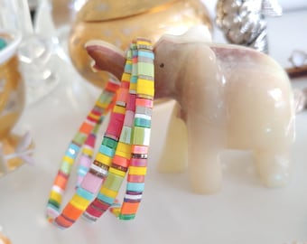 Karneval Tila Stack Armbänder - Weitere Farben erhältlich - Custom Sizing