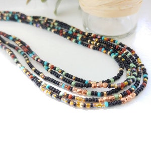 Tuscon Long Seed Bead Strand Wear as Necklace Bracelet - Etsy