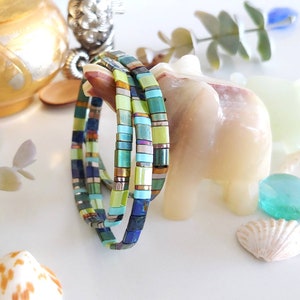 Gator Tila Stack Armbänder - Weitere Farben erhältlich - Benutzerdefinierte Größe