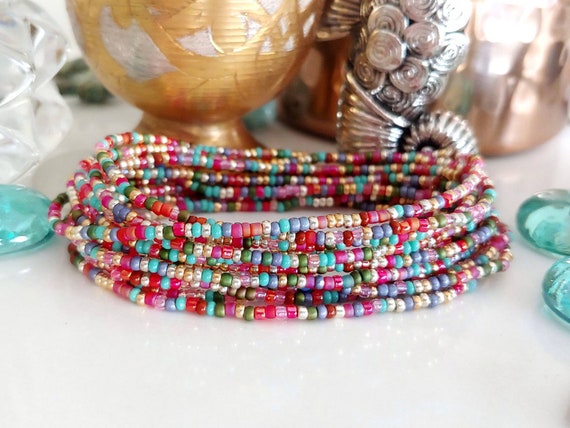 Relish Beaded Wrap Bracelet on Stretch Cord 