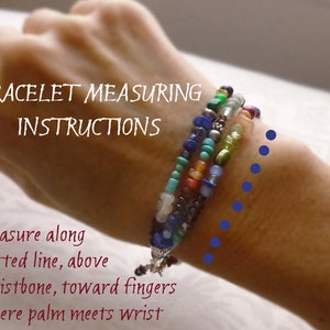 Seed Bead Singles Bracelet Sets for Layering and Stacking image 10