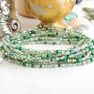 Alpine Long Seed Bead Wrap Bracelet