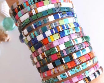 Bracelet Tila - Vendu à l'unité - Plusieurs couleurs disponibles