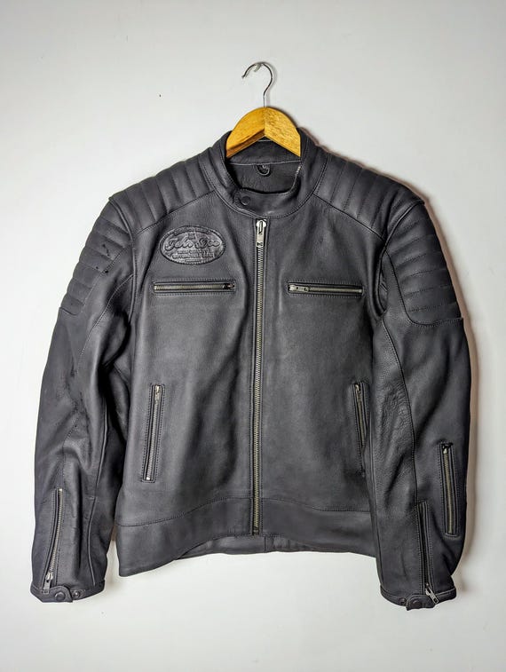 Men's Matt Black Leather Jacket, Classic and Iconic Style