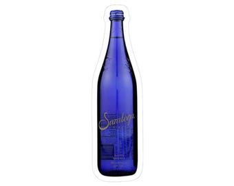 Saratoga Water Kiss-Cut Stickers | Laptop Decals, Bottle Stickers, Hydro Flask Decor, Unique Gifts, Water Bottle Art
