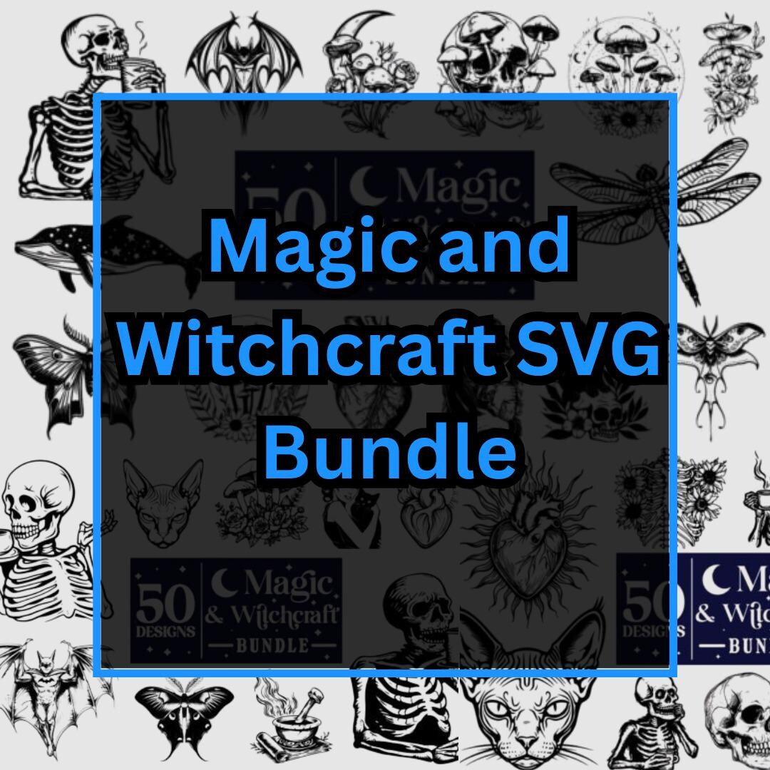 Magic and Witchcraft SVG Bundle - Etsy
