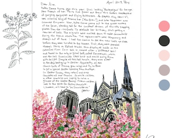 PARIS LETTERS by Janice MacLeod, Notre Dame: , April, A letter about Easter and Notre Dame in Paris,