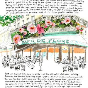 PARIS LETTERS by Janice MacLeod, Paris Writer's Café: , July letter about writers in Paris at cafés