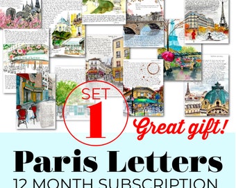 PARIS LETTERS: Abonnement van 12 maanden op de best verkochte Paris Letters aller tijden