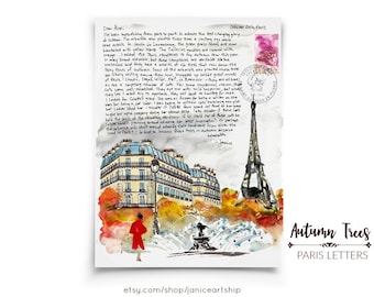 PARIS LETTERS by Janice MacLeod, Autumn Arborists, October, About Colette, the autumnal artistry of the arborists in Paris