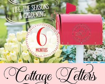 Cottage Letter Subscription: Gardening, Seasons, and Life - Cozy Cottagecore Monthly Mail