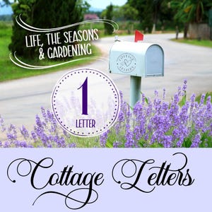 COTTAGE LETTERS: Una suscripción de cartas sobre la vida, la jardinería y las estaciones por Janice MacLeod, best seller del New York Times de Paris Letters